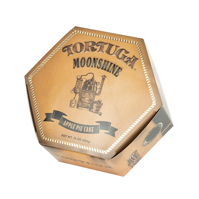 Zeshoekige geschenkpapierdoos