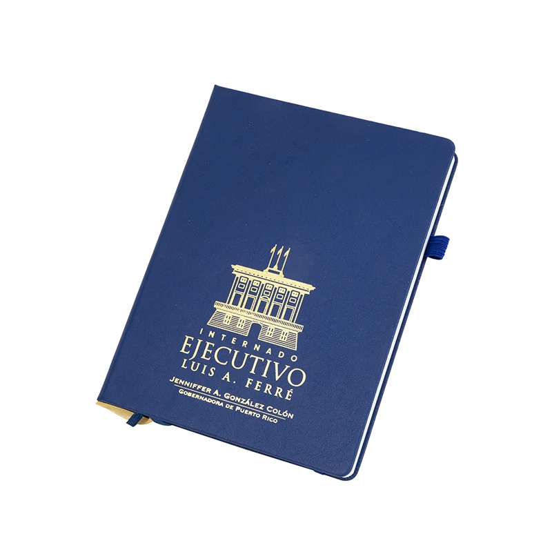 Pu lederen dagboek notitieboekje